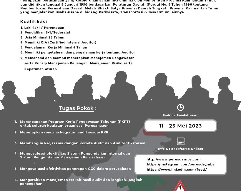 Open Recruitment Calon Karyawan Perusda MBS